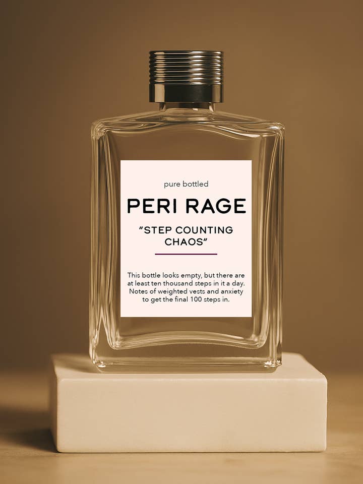 Bouteille de Rage du Chaos de Comptage de Pas pour la vente par PERI RAGE