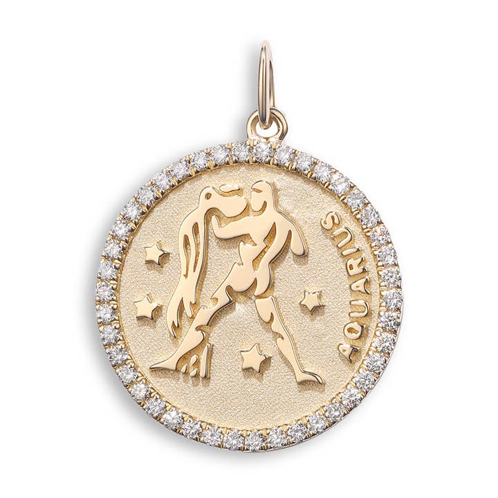 Zodiaque de la pièce de diamant pour la vente par Orchid Gems Fine Jewelry