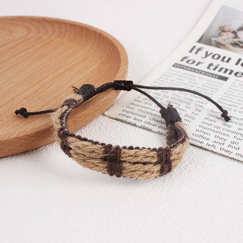 alberalkirk - Wholesale Woven/Braided Bracelet - Leather Braided Bracelet S5P6026