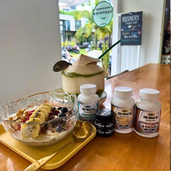 Pure Shilajit UK - Vente Supplément oral/vitamine - Capsules d'Ashwagandha & Shilajit – Mélange Adaptogène Quotidien6