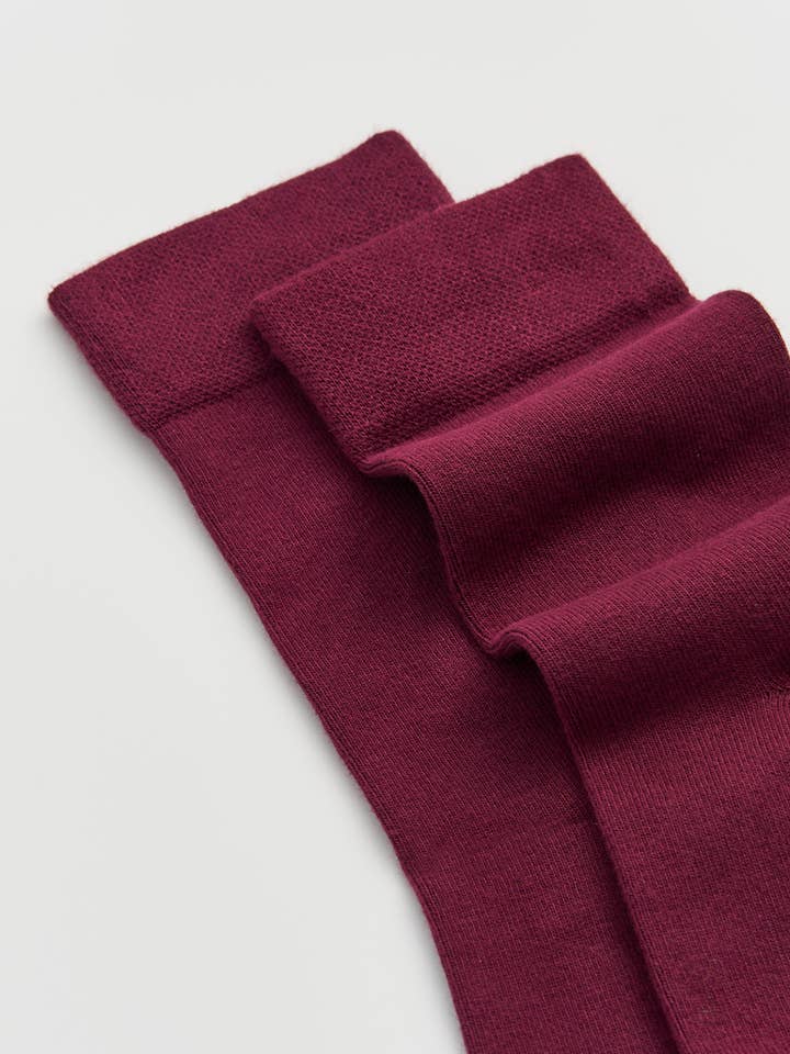 Pairs Socks - Wholesale Socks - Unisex - Dark Plum Bamboo Socks1