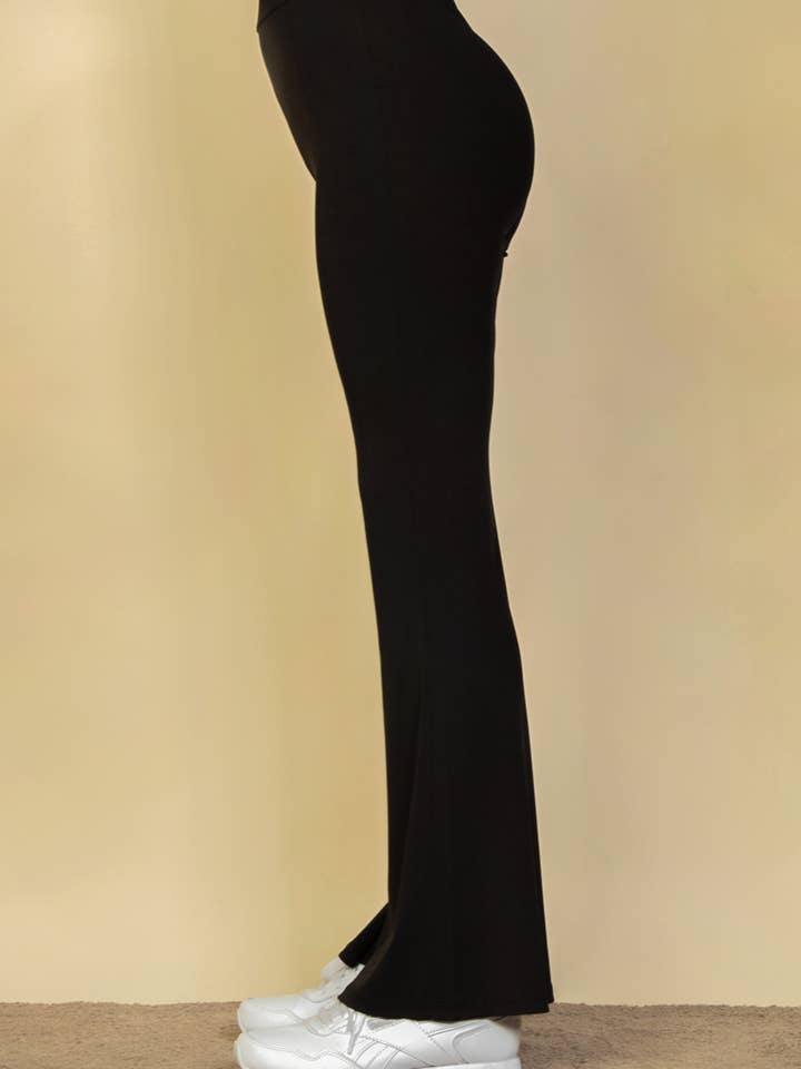 CAPELLA APPAREL - Wholesale Pants - Women's - High Waisted Flare Pants1