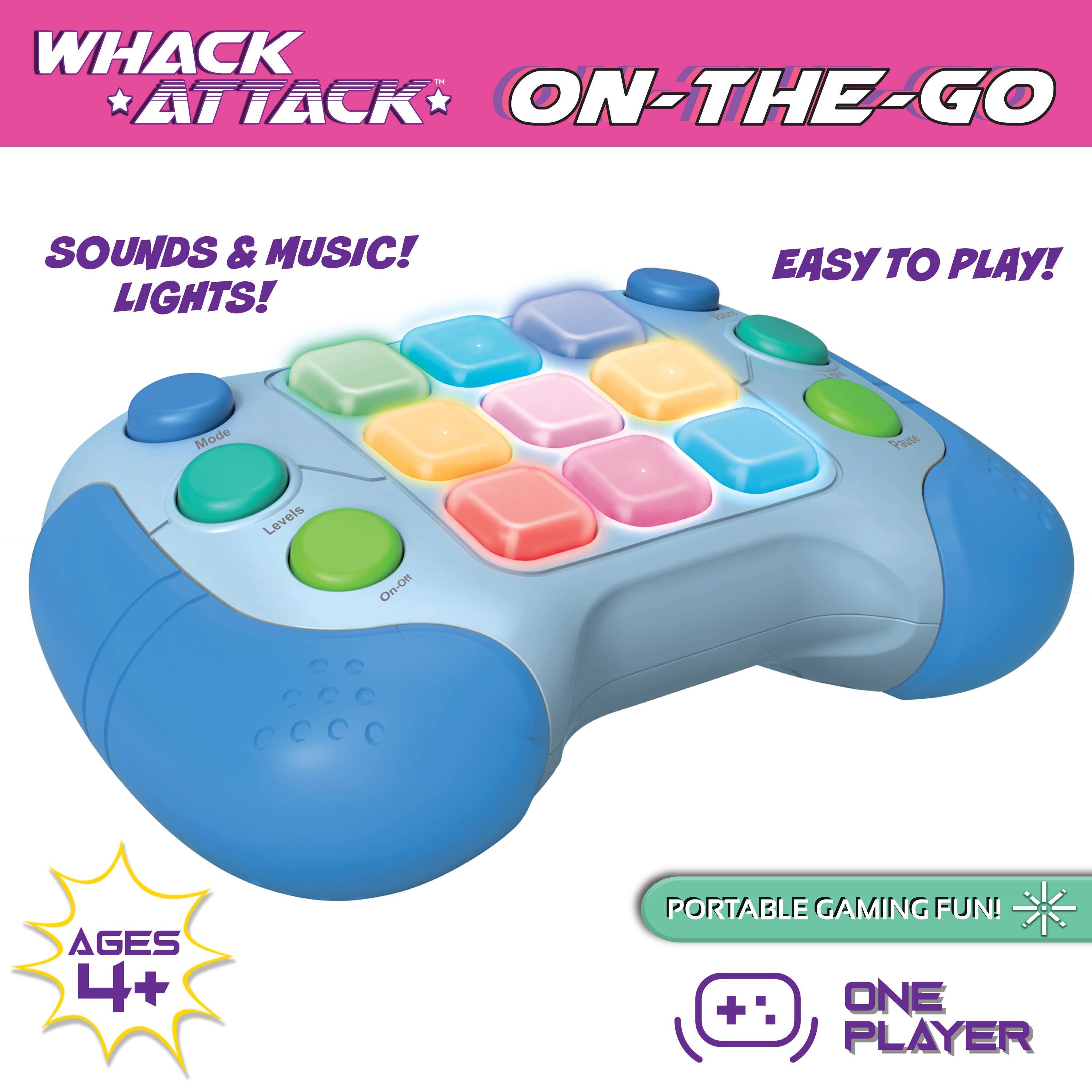 Thin Air Brands - Wholesale Brain Game - Kids - Whack Attack On the Go! Handheld Game1