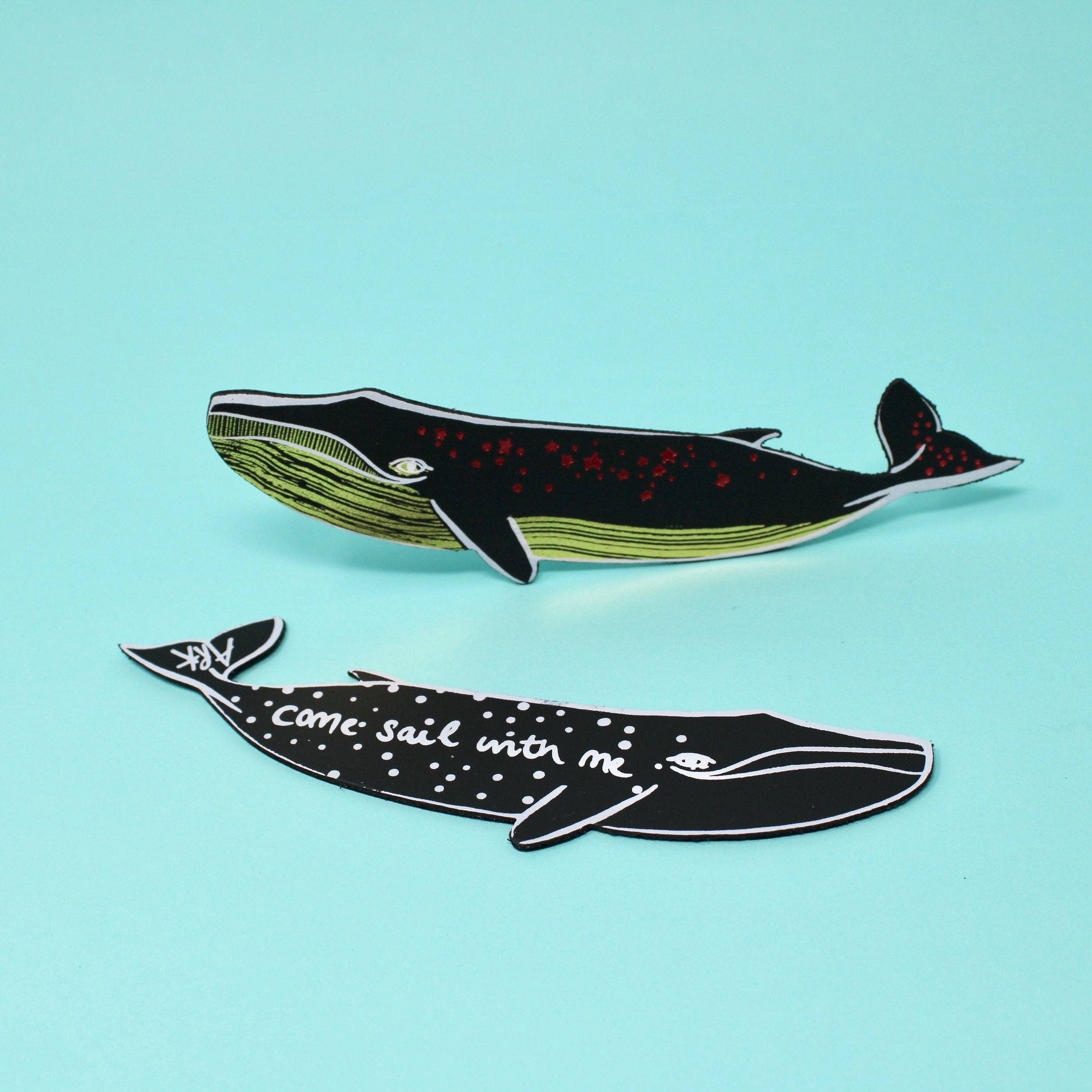 Ark Colour Design - Wholesale Bookmark - Whale Bookmark0