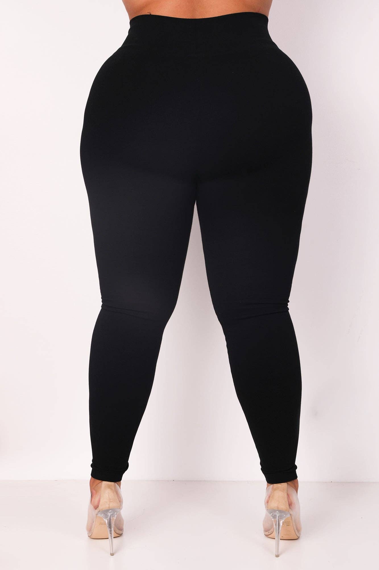 Babes - Wholesale Athletic/Lounge Leggings - Women's - The Cotton Tummy Control Legging (black)3