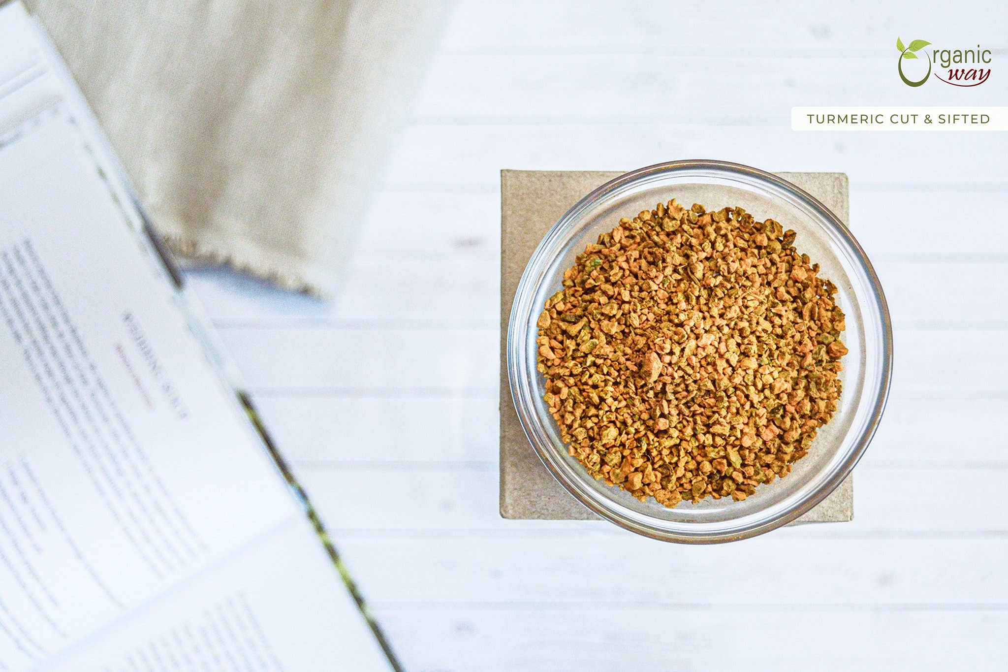 Organic Way LLC - Wholesale Herbs - Organic Turmeric (Cut & Sifted)3