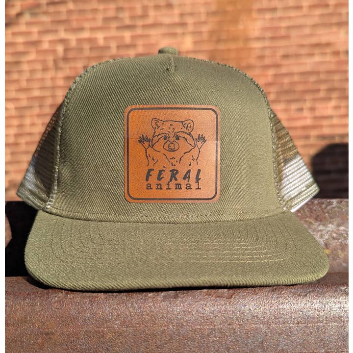 Barefoot Baby - Wholesale Trucker Hat - Unisex - "Feral Animal" Trucker Hat for Outdoor Nature Kids