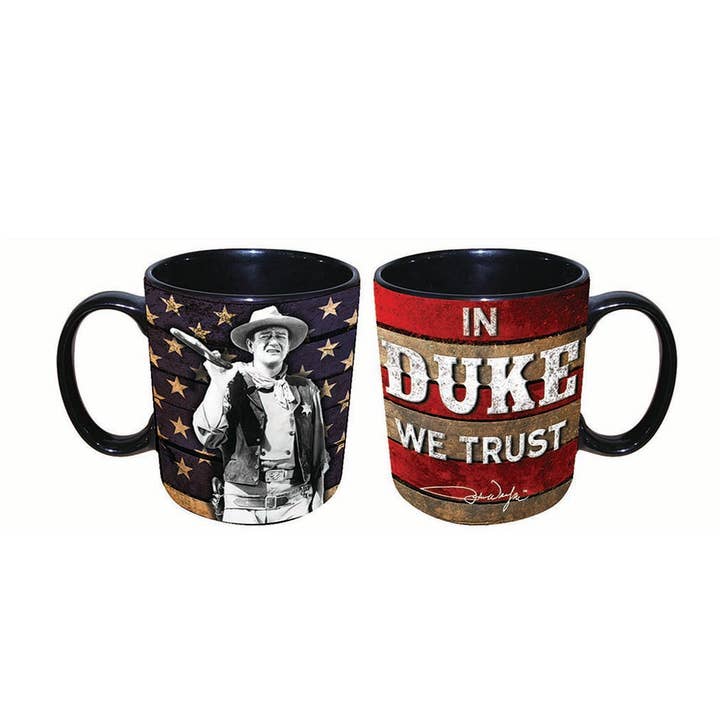 MID-SOUTH PRODUCTS - Wholesale Coffee Mug - John Wayne Mug - In Duke We Trust