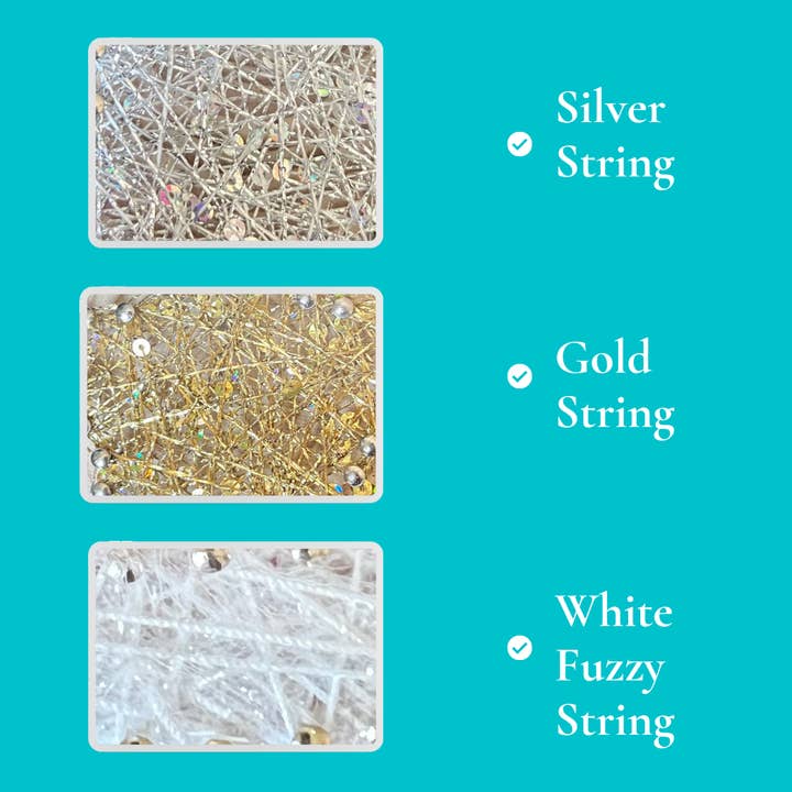 Joyful Imperfectionz - Wholesale DIY Craft Kit - Snowflake String Art Ornament Kit: DIY Christmas Craft4