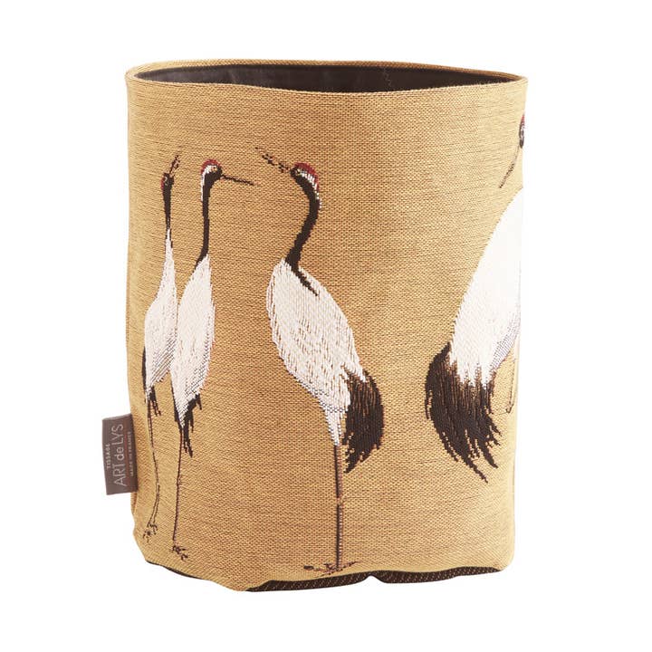 White Crane Basket for wholesale by Art De Lys
