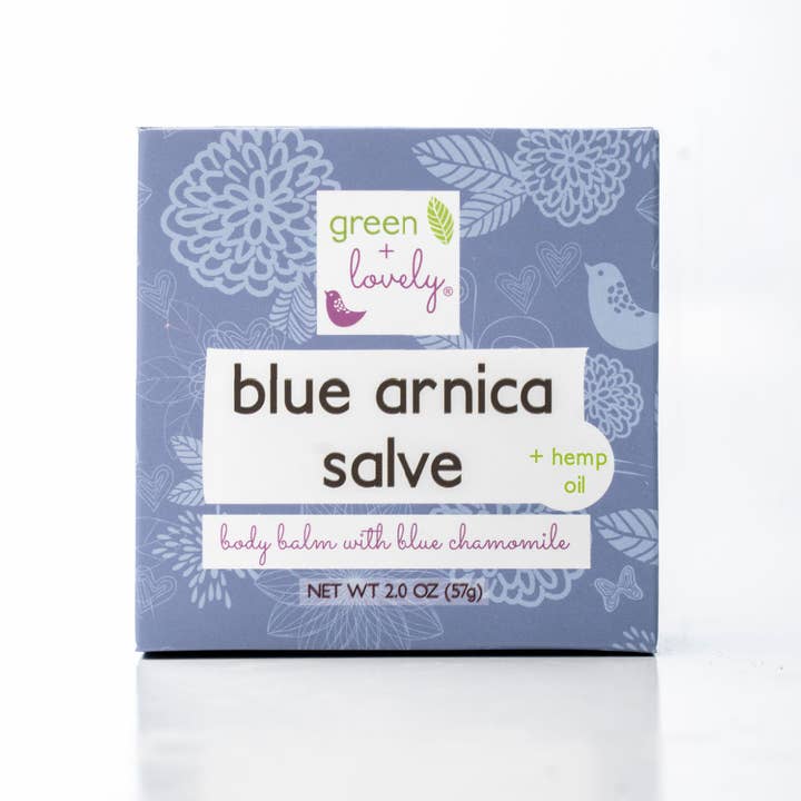 green + lovely - Wholesale Verzorgende zalf/balsem/crème - Blue Arnica Salve, atleet spierwrijven met eucalyptus1