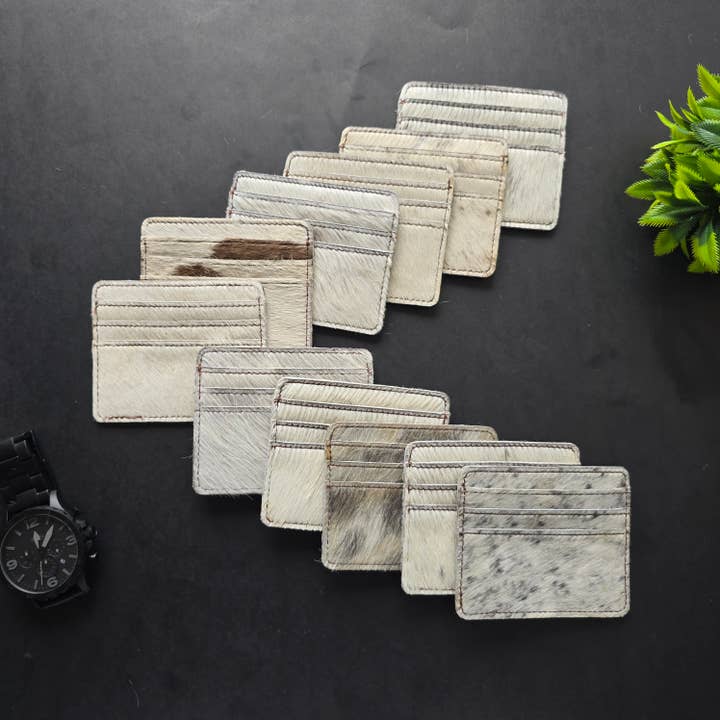 Ranchers Closet - Wholesale Card Holder - Women's - Genuine Hair-On Cowhide Wallet – Slim Western Card Holder7