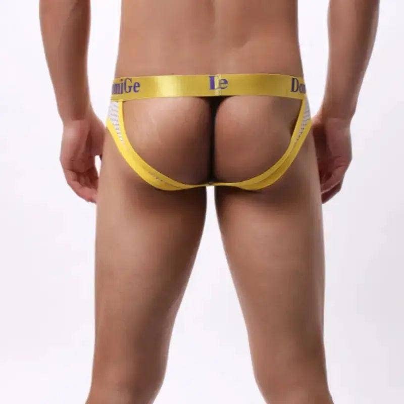 DomiGe - Vente Sous-vêtements – homme - Jockstraps Bold & Breezy pour hommes avec ceinture à logo - Sous-vêtements pour hommes Unleash Your Freedom18