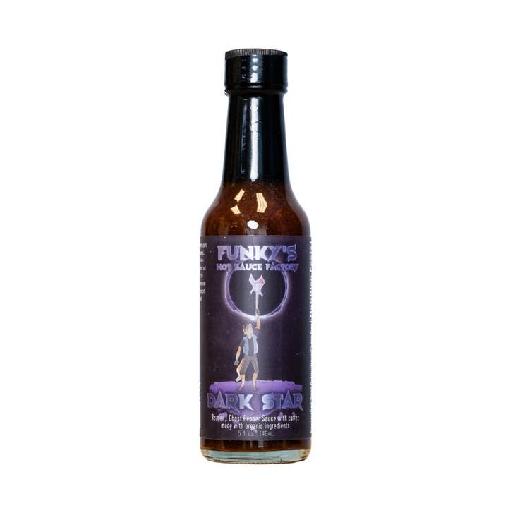 Dark Star (Ludicrously Hot) for wholesale by Funky's Hot Sauce Factory