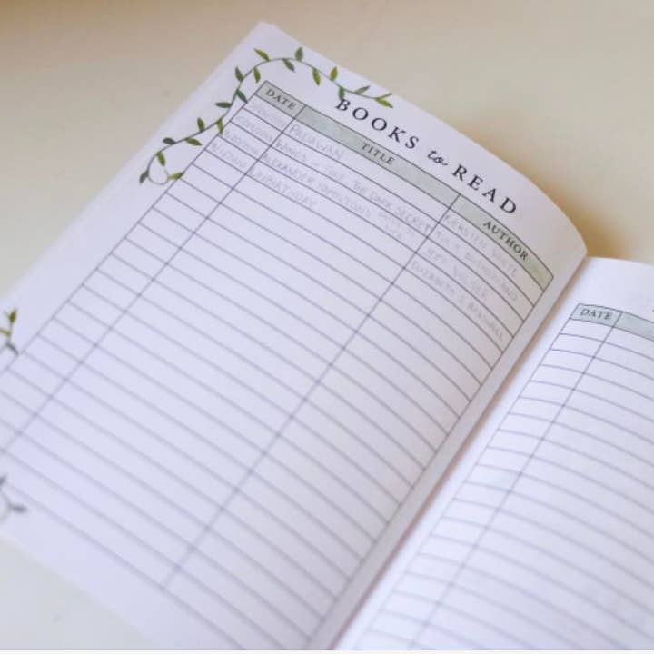 Cozi Nook - Wholesale Dagboek/agenda - My Reading Journal Lichtblauw2