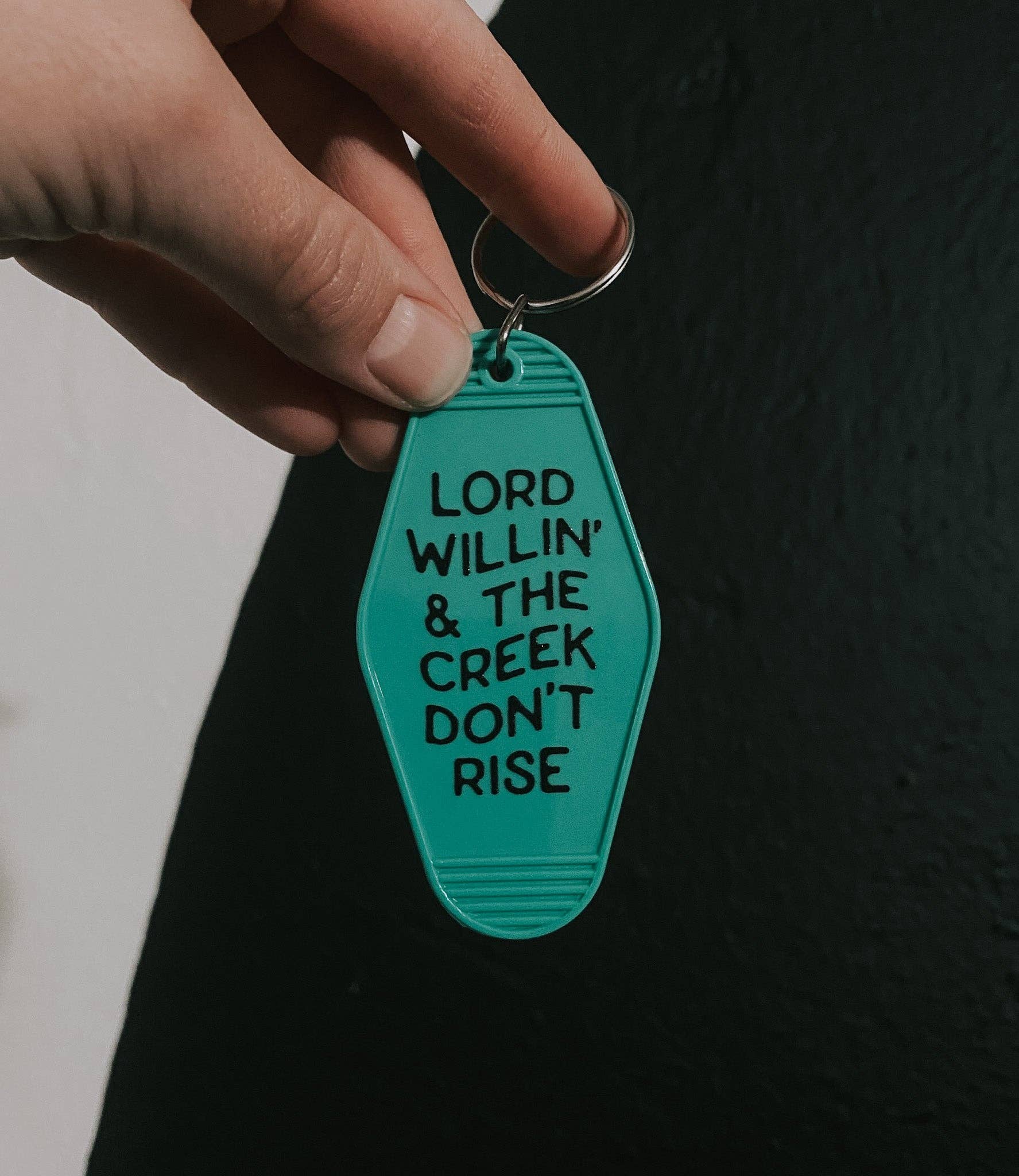 Hippie’s Daughter - Wholesale Keychain - Unisex - Creek don’t rise // motel keychain2