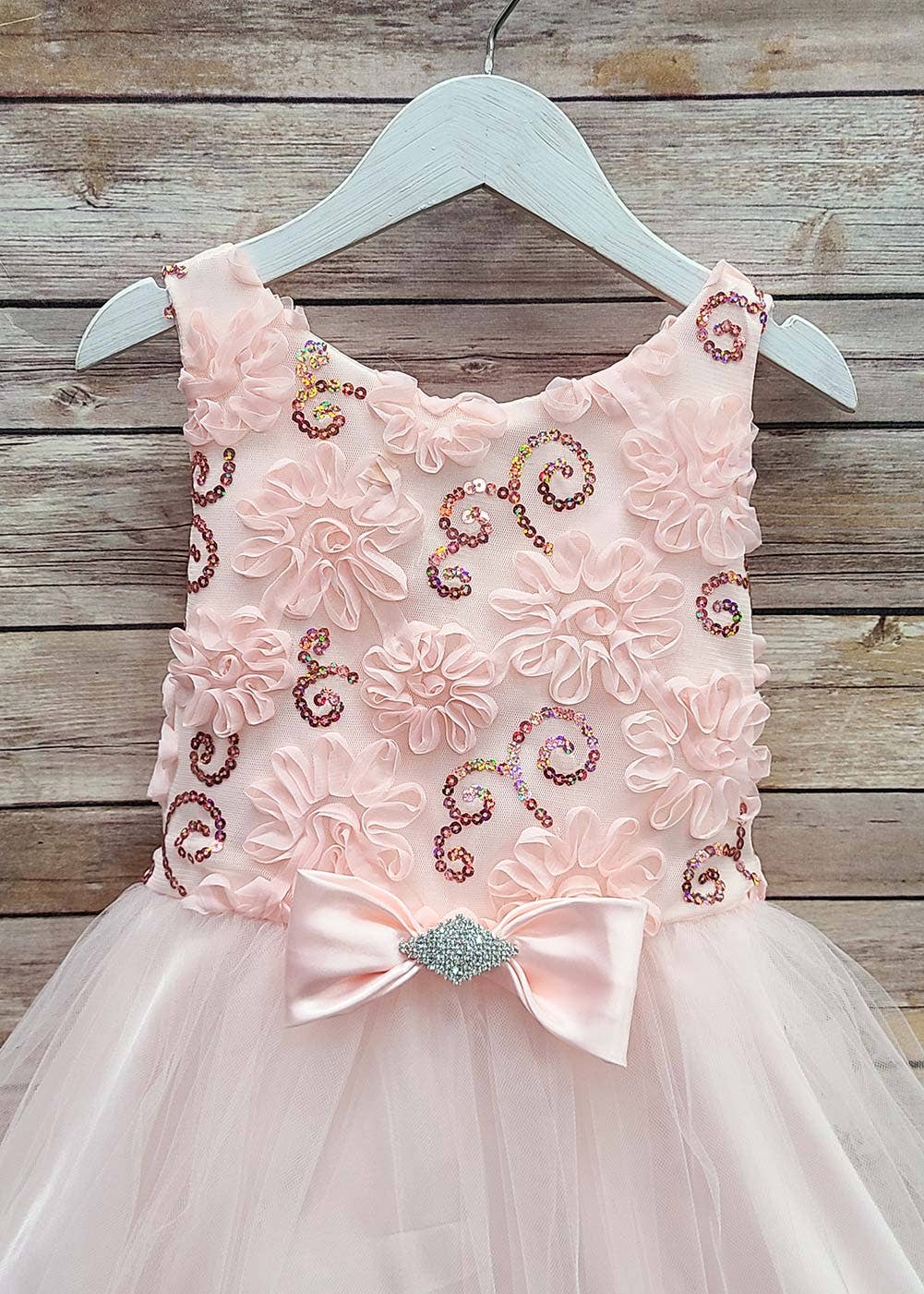 Petite Adele – Großhandel Kleid – Kinder – Bia Dull Kinderkleid aus Satin und Tüll0