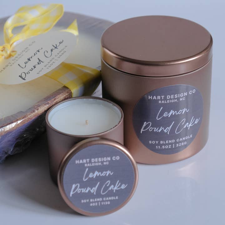 Hart Design Co - Wholesale Jar/filled candle - Lemon Pound Cake | The Bake Shop Collection 9