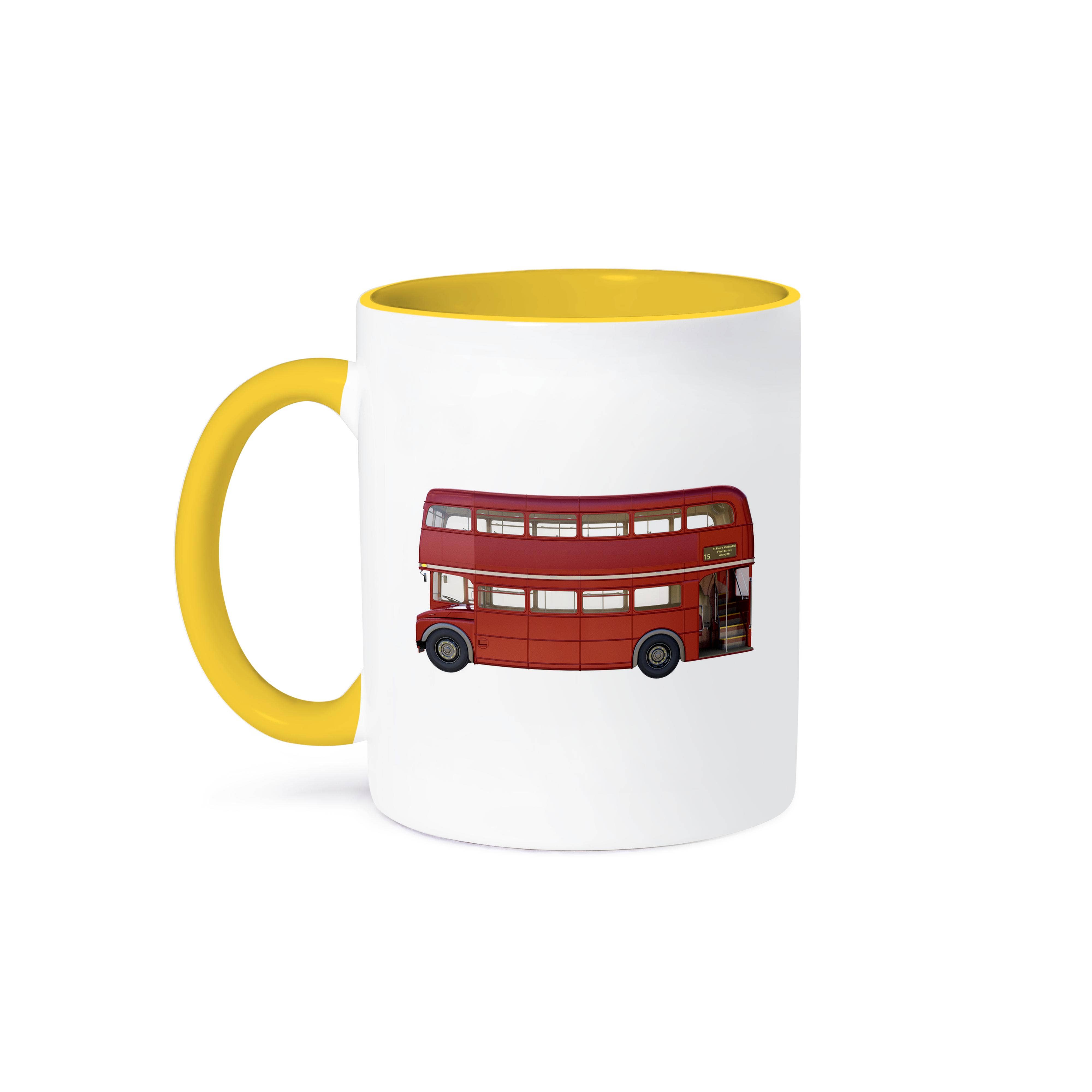 3dRose – Großhandel Kaffeebecher – 3dRose, London Doppeldeckerbus von der Seite, Tasse0