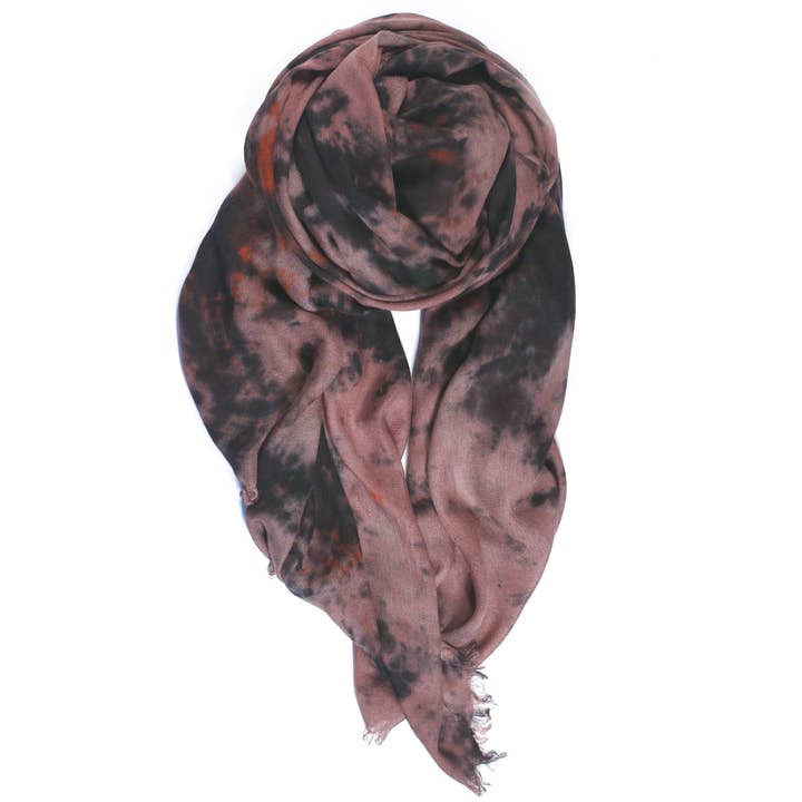 Marble Scarf - Chocolate/Midnight for wholesale by fig & bella