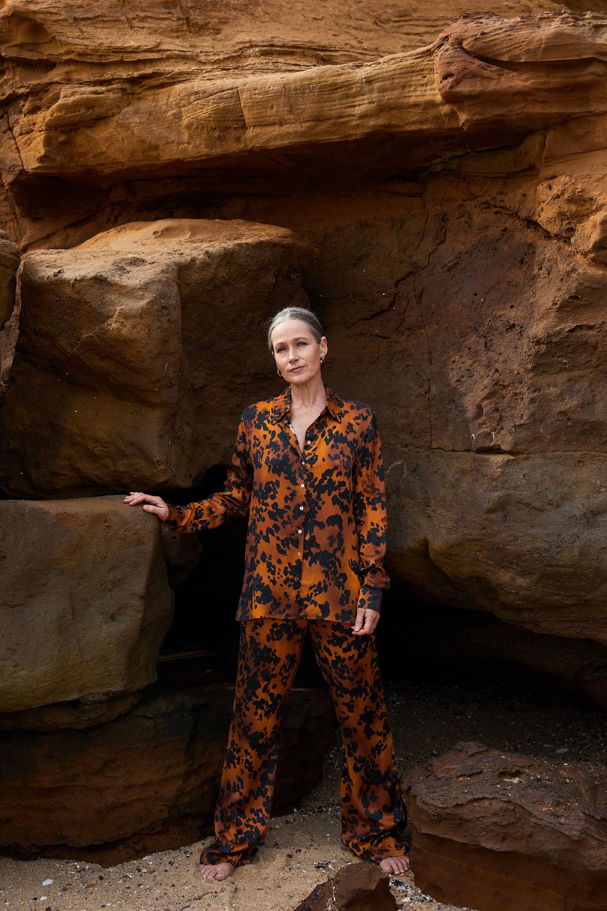 RALF STUDIOS - Wholesale Buttoned-down shirt – Women's - SOMERS SHIRT LIQUID BRONZE