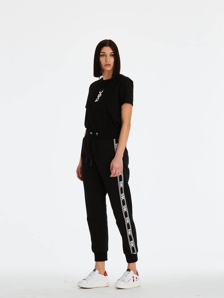 SMILE JOGGER SORTE BUKSER for engroshandel hos DSG