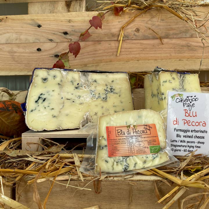 Blå fåreost fra italiensk håndværk for engroshandel hos Caseificio PaJe