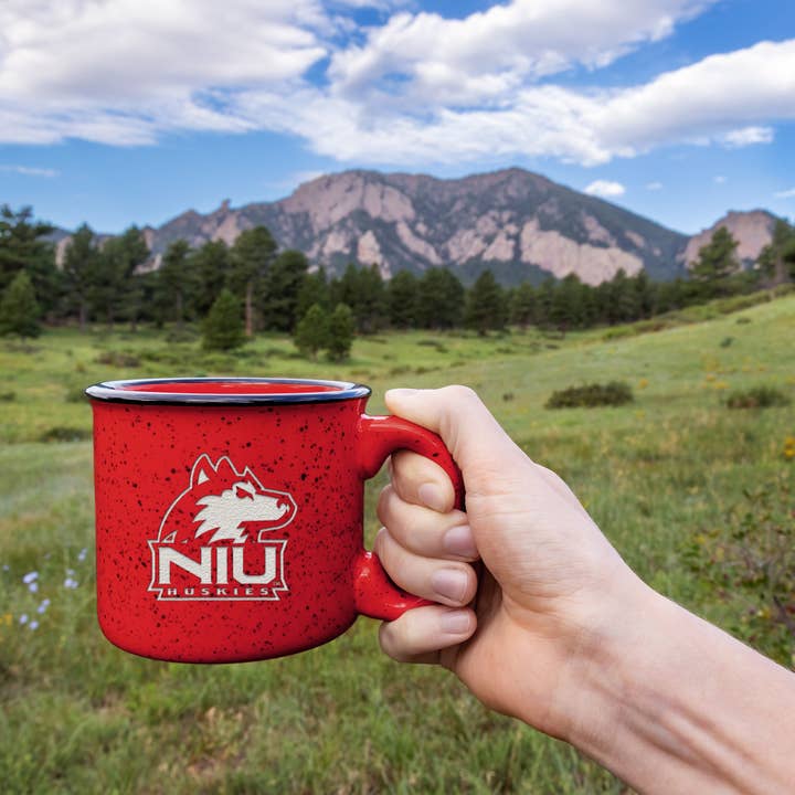 Rico Industries - Wholesale Coffee Mug - NCAA Northern Illinois Huskies 12oz Laser Engr. Mug4