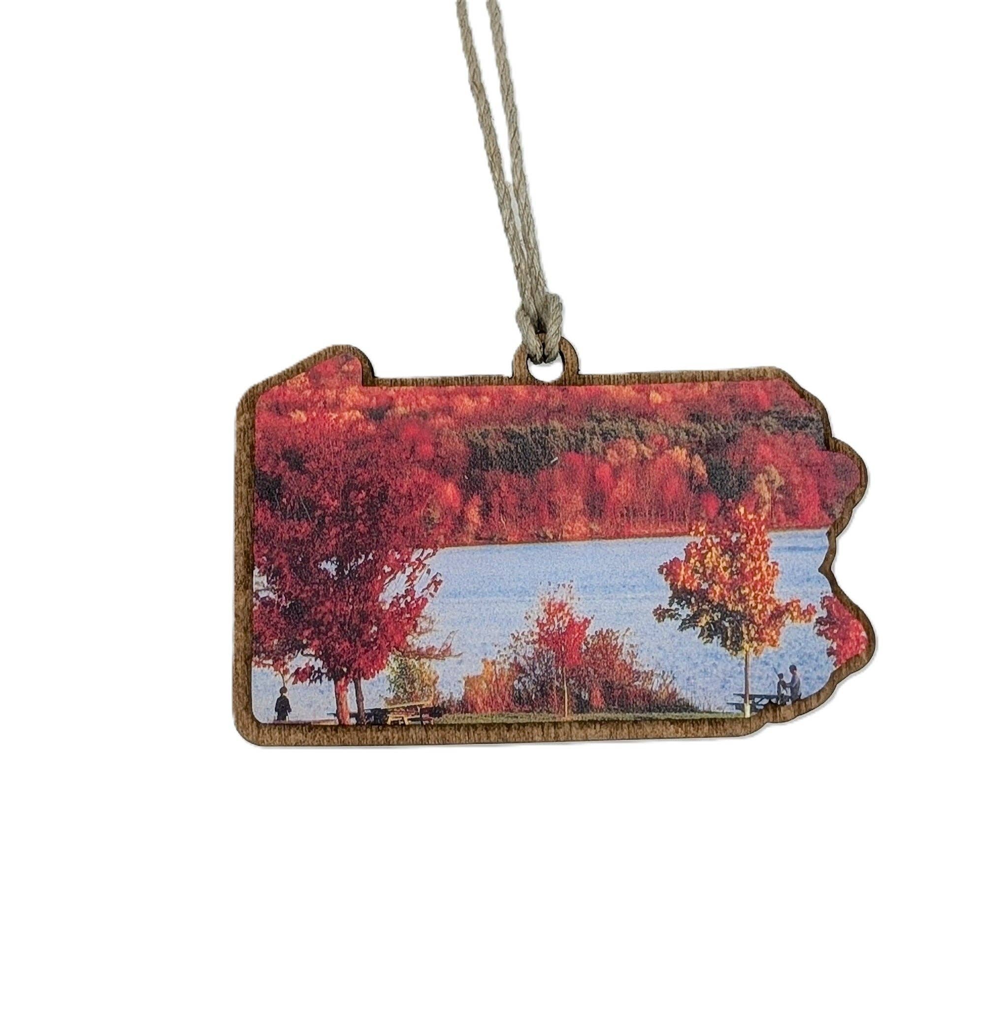 The Little Ornament Shop - Wholesale Ornament - Pennsylvania Mountain Sunrise Ornament2