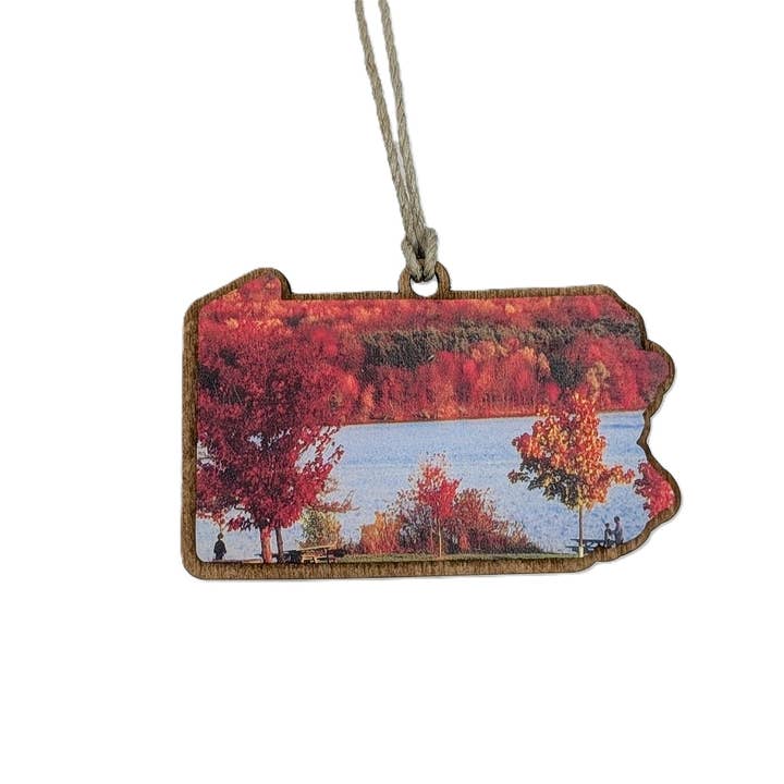 The Little Ornament Shop - Wholesale Ornament - Pennsylvania Mountain Sunrise Ornament2