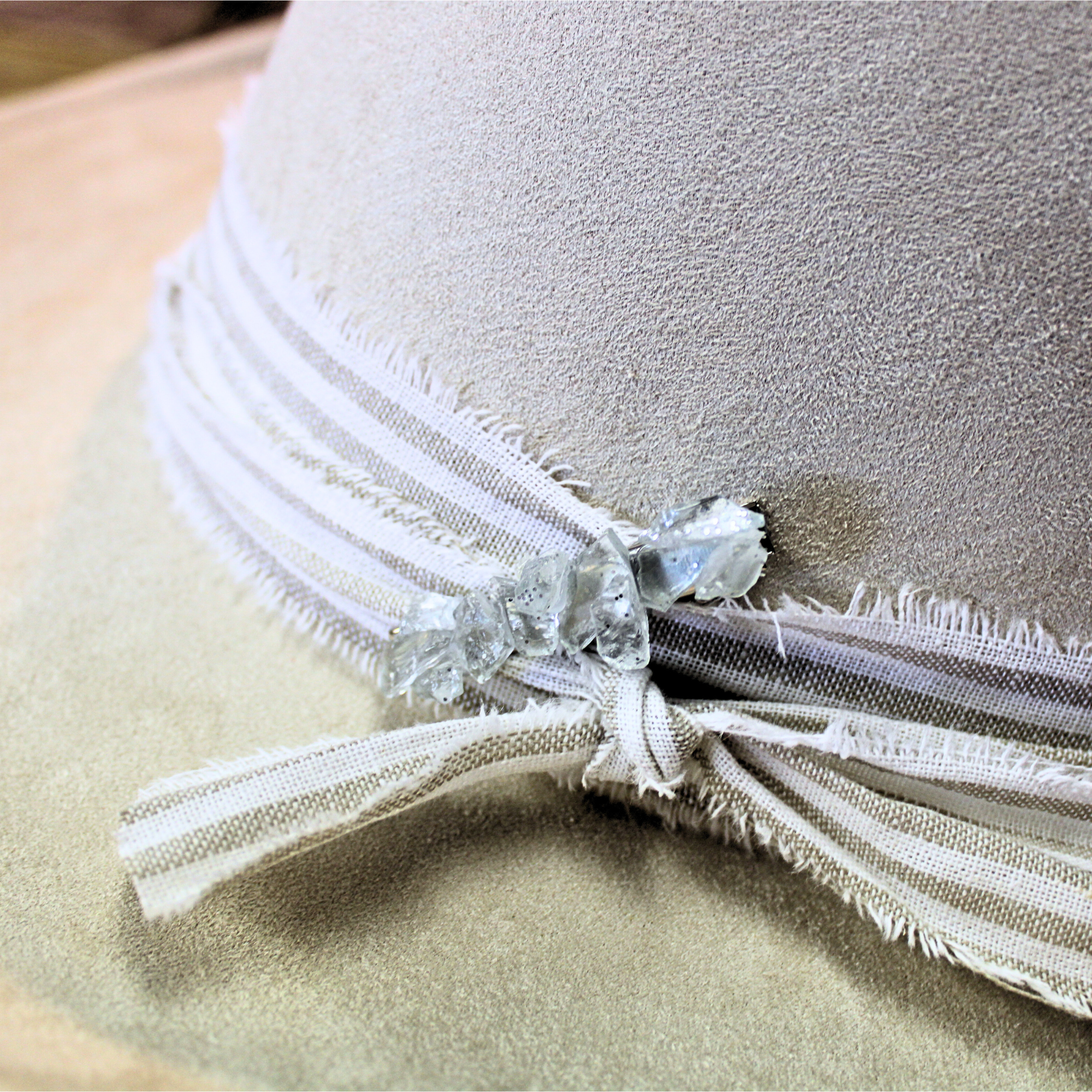 Wildflowers and Barley - Venta al por mayor Accesorio para sombrero - Mujer - Paquete de 3 clips para sombrero de cristal hecho a mano6