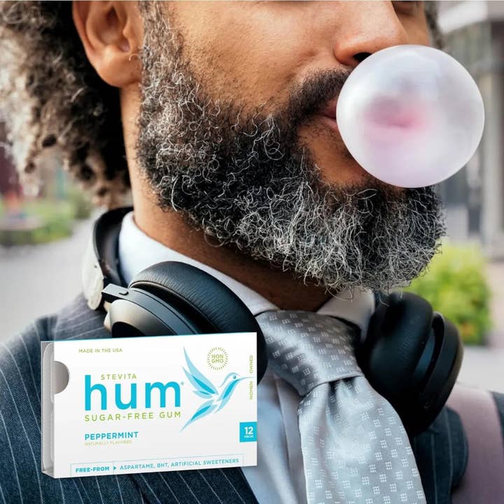 Stevita Naturals - Wholesale Chewing Gum - Hum Sugar-Free Gum - Natural Cinnamon Flavor