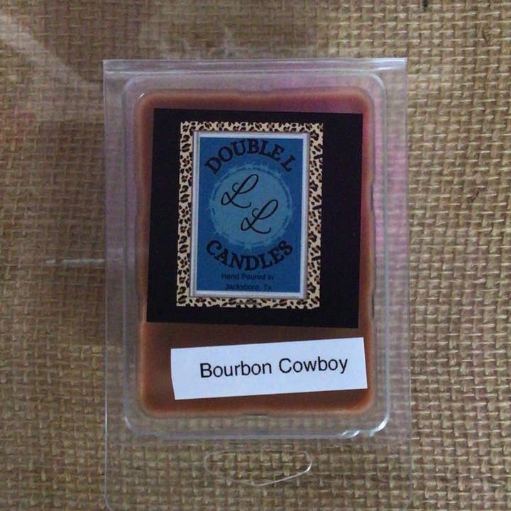 Bourbon Cowboy Wax Melt for wholesale by Double L Florist and Gift Boutique