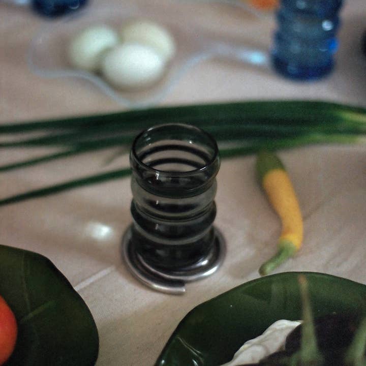 Sophie Lou Jacobsen - Wholesale Drinking Glass/Cup - 6oz Ripple Cup, Smoke (Set of 2)4