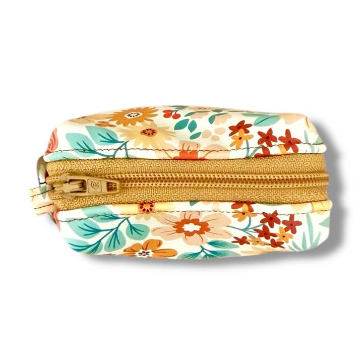 Waterproof dog poop bag holder FLOWERS – lightweight and durable for wholesale by L&Z Dogwear