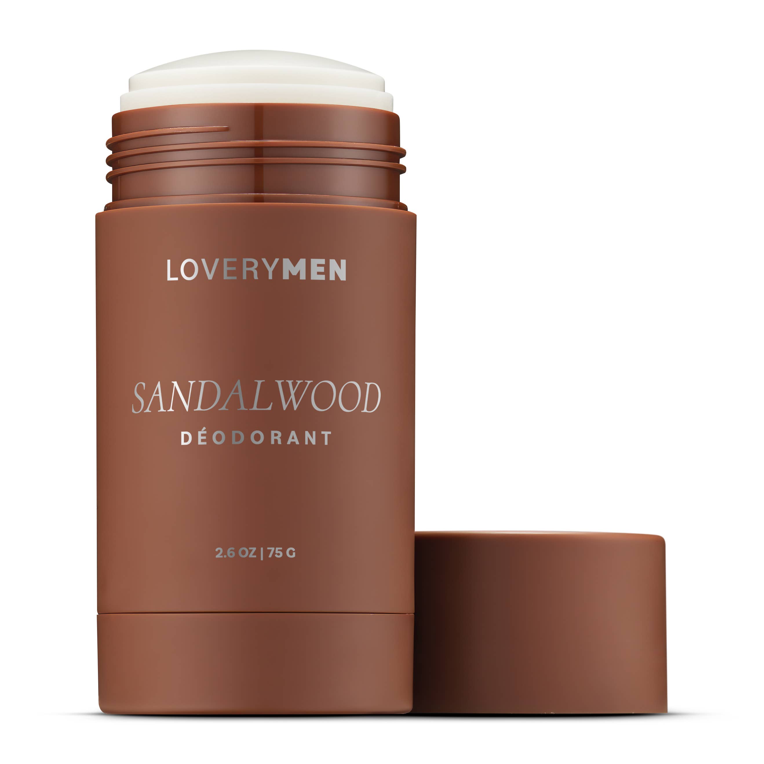 Lovery - Wholesale Deodorant - Men's - Amber, Eucalyptus Sandalwood Aluminum Free Deodorant - 3 pc3