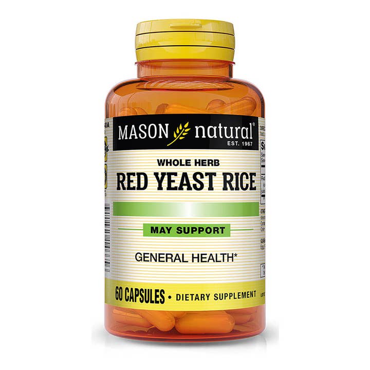 RED YEAST RICE CAPSULES for wholesale by Mason Natural