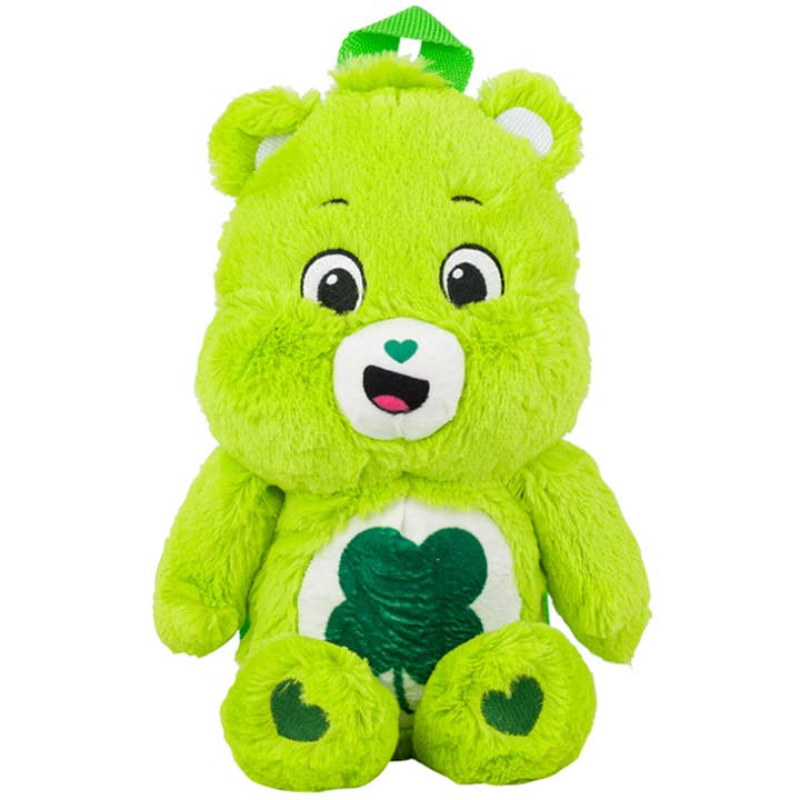 CARE BEARS GREEN PLUSH BACKPACK, 86709 for wholesale by JOIA ACCESSORIES