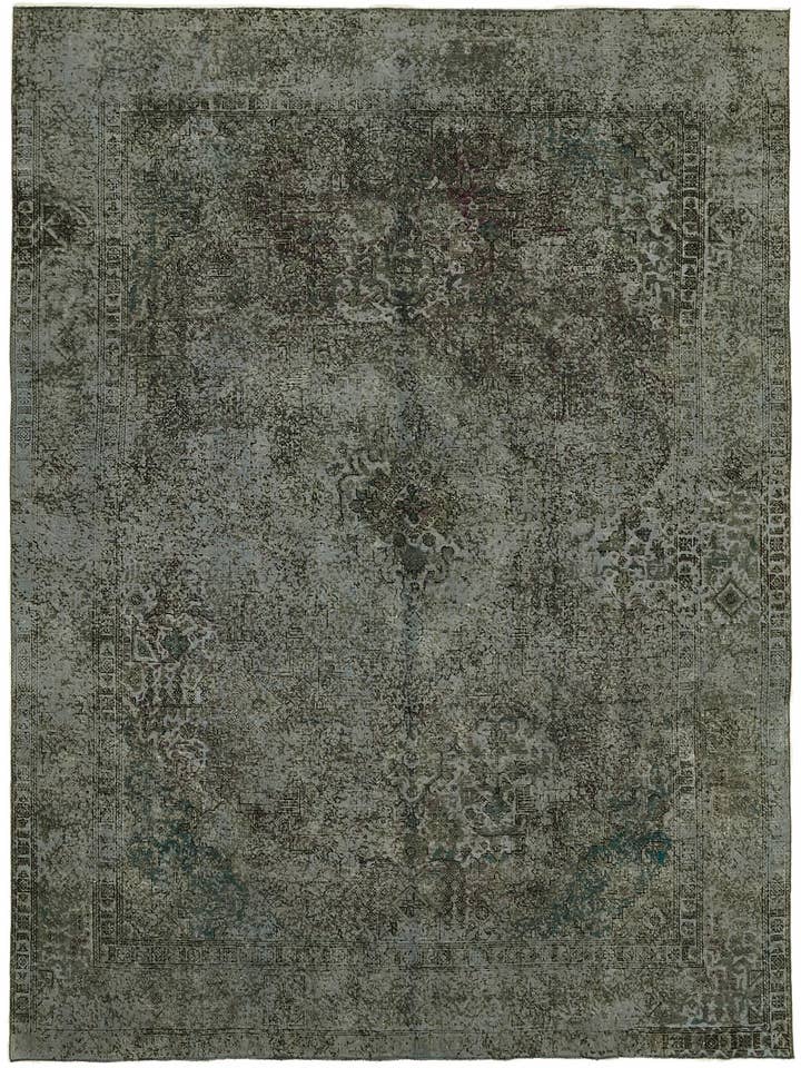10x13 Grey Overdyed Large Area Rug - 44338 for wholesale by RUG N CARPET