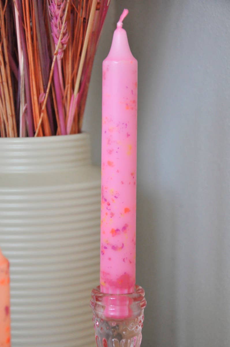 Aifcandles - Venta al por mayor Velas cónicas/candeleros - Trío de Velas de Cena con Confeti4