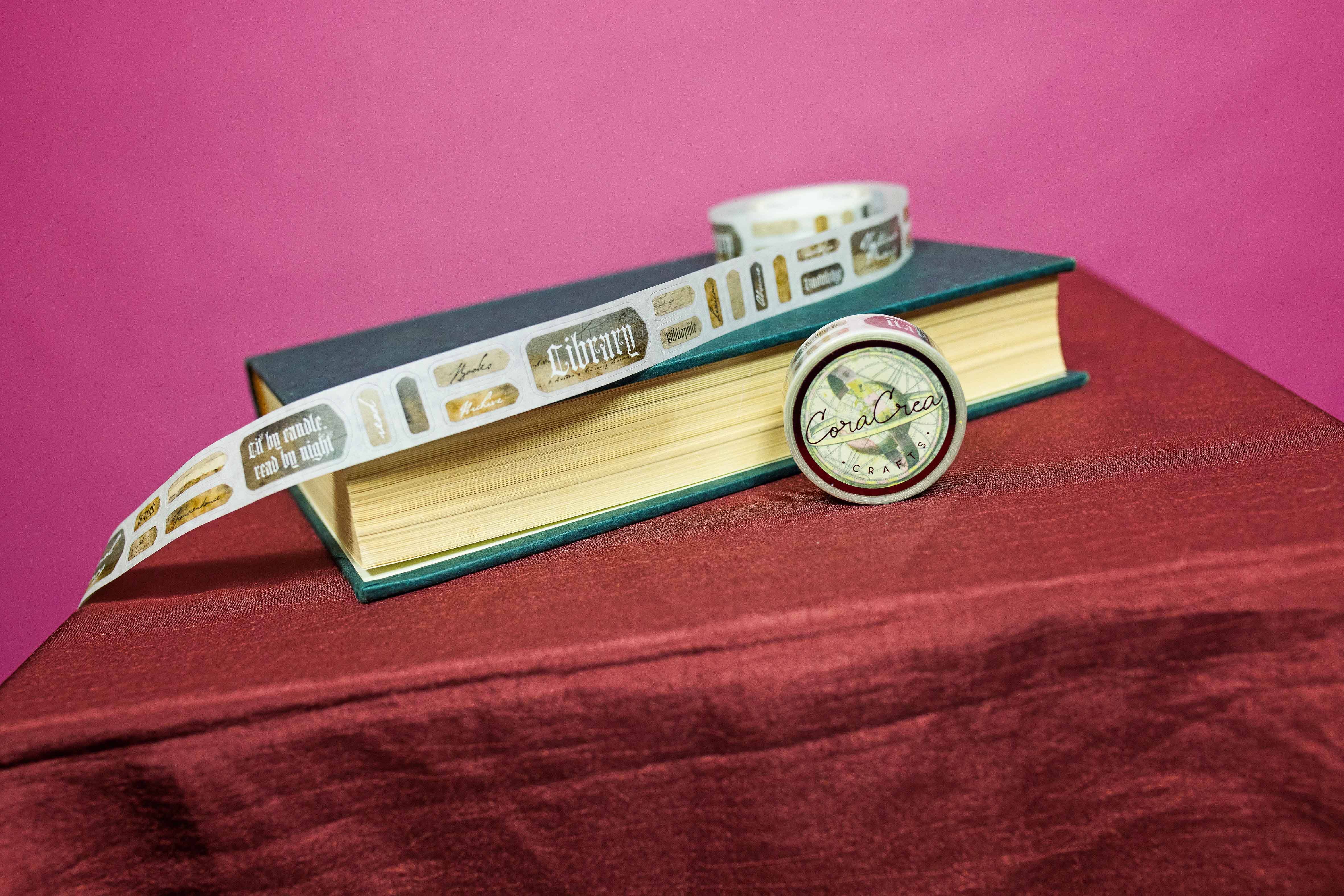 CoraCreaCrafts - Wholesale Tape - Academia Peel Off Labels3