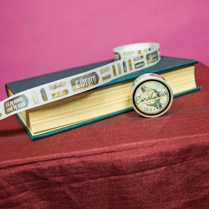 CoraCreaCrafts - Wholesale Tape - Academia Peel Off Labels3