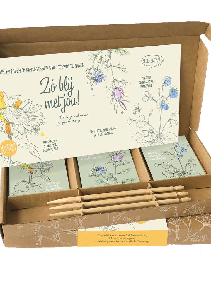 Cadeaudoosje 'Zo blij met jou!' - Complimentenlijn für den Großhandel von Veer&Moon