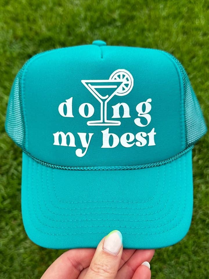 IK DOE MIJN BESTE TRUCKERSHOED voor wholesale door BusyBeesPartyCo.