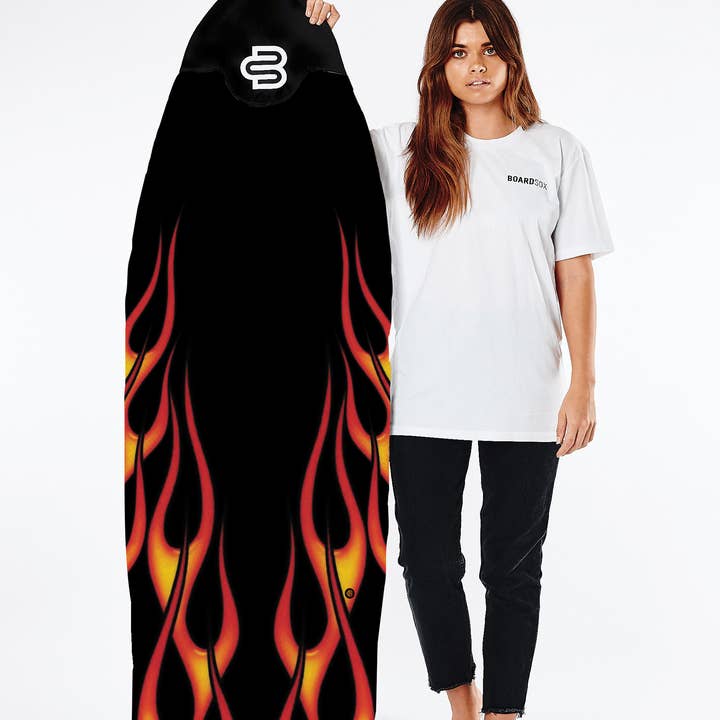 Housse de planche de surf Flames - Fun/Fish pour la vente par Boardsox