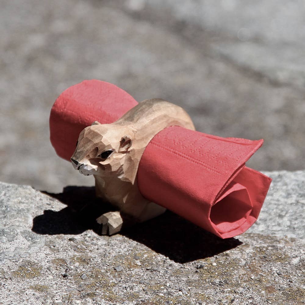 LES SCULPTEURS DU LAC - Venta al por mayor Servilletero - El servilletero The Groundhog