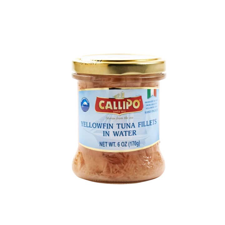 Filetti di Tonno Alalunga Callipo in Acqua 170g. per la vendita all'ingrosso da parte di Made in eatalia