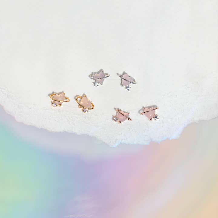 Girls Crew - Wholesale Stud/Post Earrings - Planet Love Studs