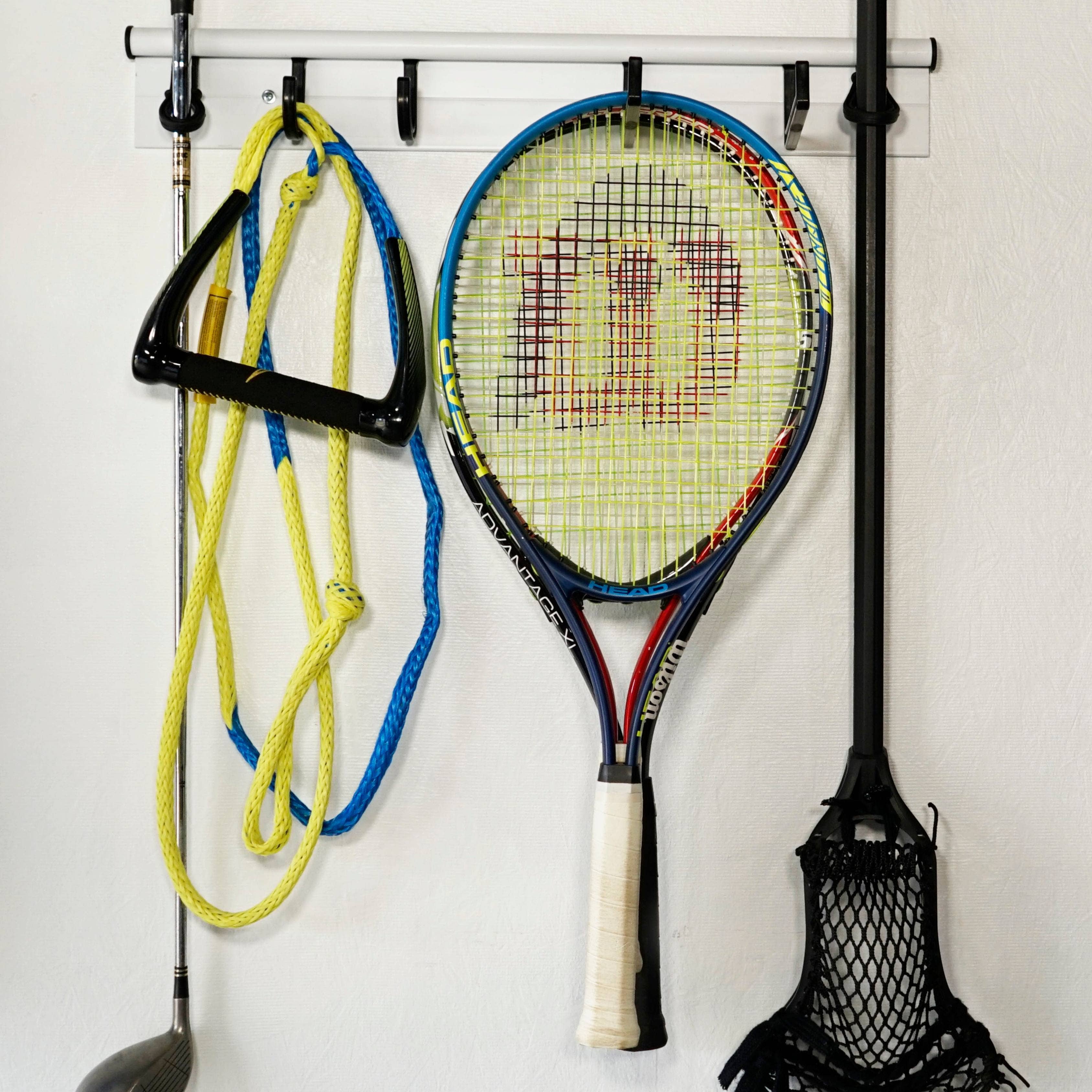 FLI Products - Wholesale Wall Hook - Hang It Simple Wall Mounted Multi-Purpose Holder, Hanger, Tool Organizer  - Mop Broom Coats Garage Closet Laundry RV Garden Storage Hooks 18”8