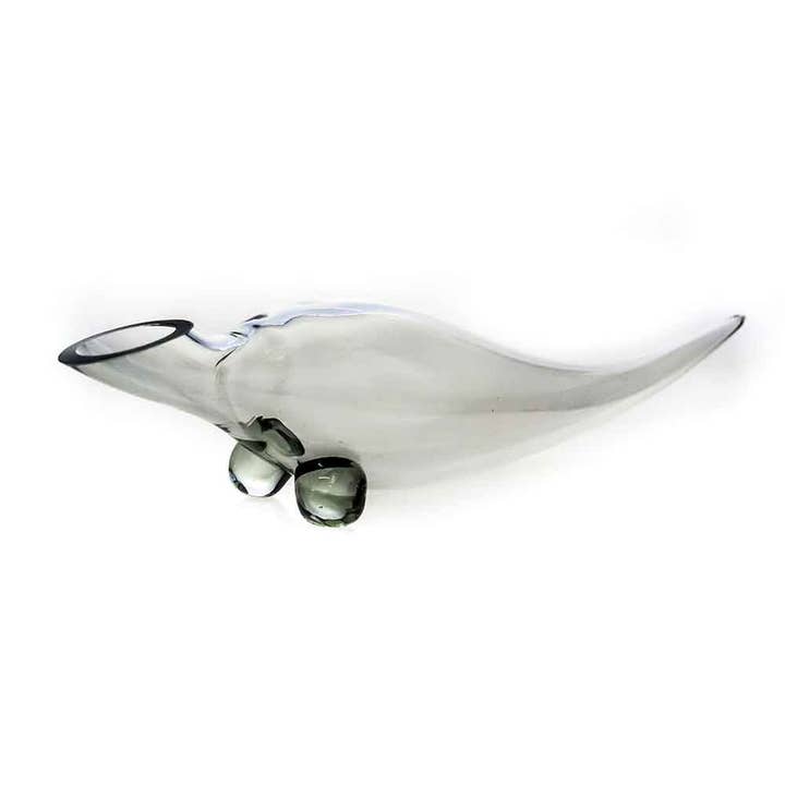 Carafe à décanter en forme de corne soufflée à la main pour la vente par Maisie Grace Designs